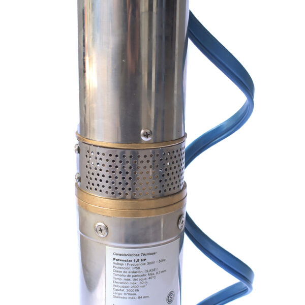 BOMBA DE AGUA SUMERGIBLE 1HP (CÓD. 205) - Image 4