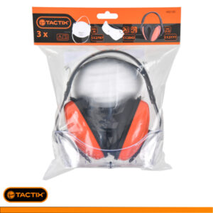 Juego Seguridad de 3 Piezas (Gafas - Orejeras - Mascarilla)