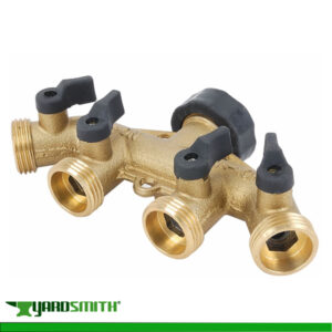 Válvula de Cierre de Latón - 4 Vías