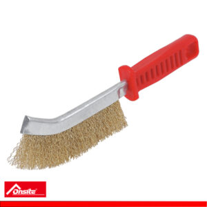 Cepillo de Alambre Recubierto de Latón 250MM (10 Pulg)