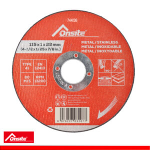 Disco de Corte SS/INOX - 115×1×22.2MM